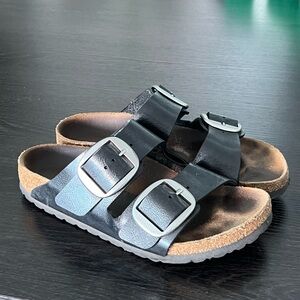 Birkenstock Black Sandals with Buckles
